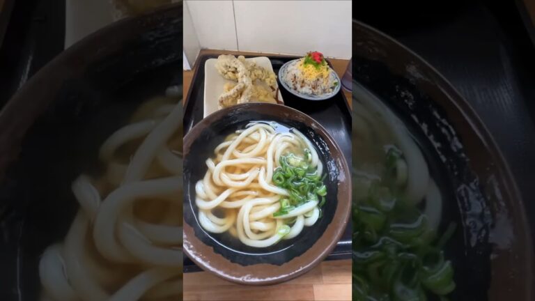 てら屋うどんかけうどんばら寿司手長たこの天ぷら筍の天ぷら🎵 kumiffy  #うどん #うどん屋 #さぬきうどん #うどん県 #香川  #香川県 #高松市