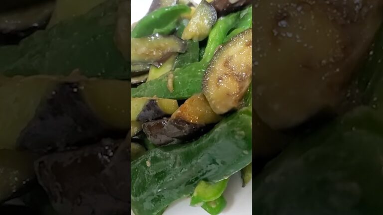 茄子とピーマンで簡単おかず