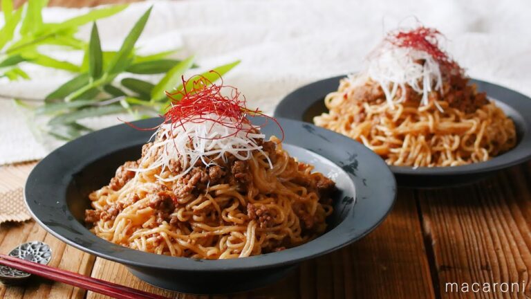 【すぐ麺】インスタントで汁なし担々麺