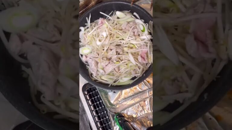 【簡単】男の豚もやしネギ炒め、男子ごはん #shorts