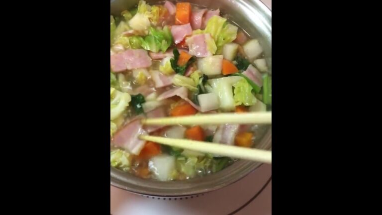 野菜具沢山生姜スープ