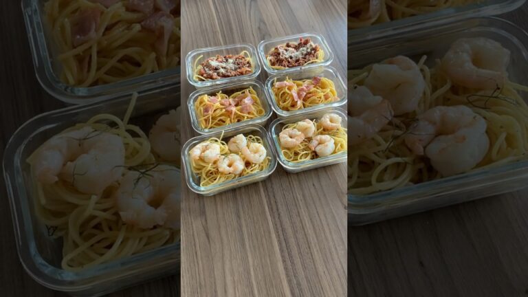 平日楽する冷凍作り置き弁当パスタ作ります#お弁当 #まるごと冷凍弁当 #料理 #冷凍作り置き #冷凍弁当 #obento