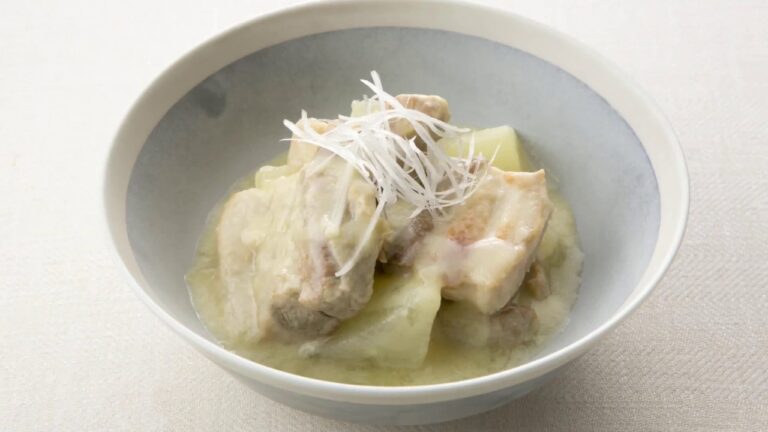 豚肉の健康レシピ（白みそ角煮）