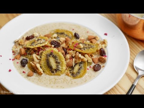 キヌアのアーモンドミルク粥の作り方 │ Quinoa Almond Milk Congee