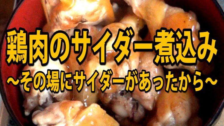 甘辛柔らか！サイダーで煮る手羽元の煮込み