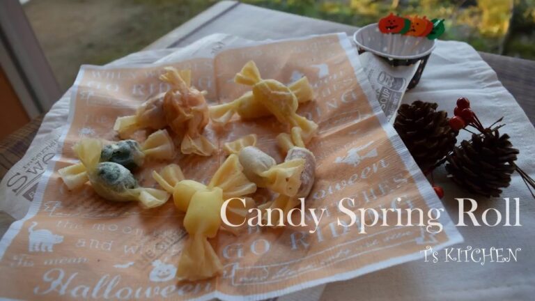 【T's KITCHEN #10】☆Halloween☆Candy Spring Roll / キャンディー春巻き