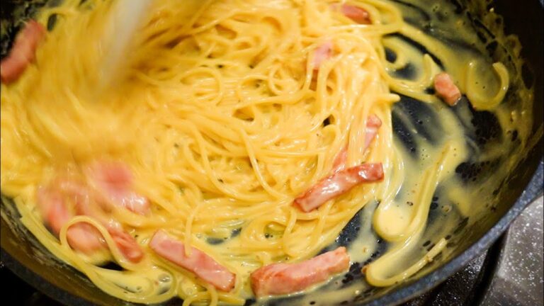 【保存版】一つ星シェフが教えるワンパンで作る失敗しない "カルボナーラ" の答え