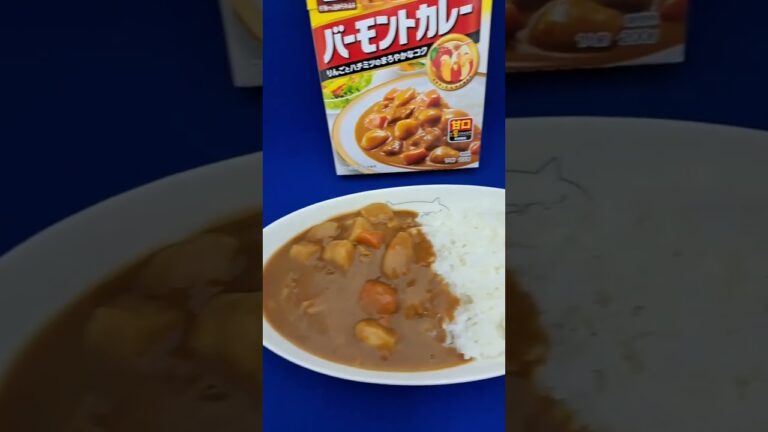ハウスﾊﾞｰﾓﾝトｶﾚｰ・甘口!!#shorts