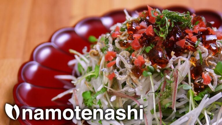 ポン酢ジュレで食べる、ちりめんじゃこサラダの作り方 / 【ポン酢レシピ】