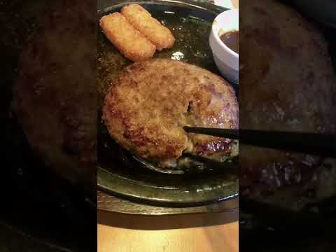 【飯テロ】身体に悪そうなチーズINハンバーグ 【ガスト】Unhealthy Japanese cheese hamburg steak