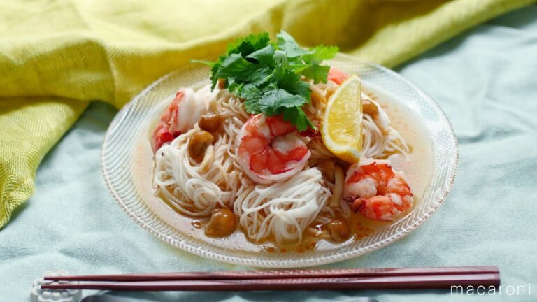 【トムヤムクンそうめん】タイ気分！暑くなるこれからの季節にピッタリ♪アレンジそうめんレシピ｜macaroni（マカロニ）