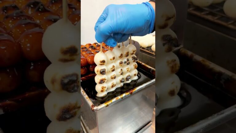 【SNSで話題】迫力満点みたらし団子【名古屋】 #shorts