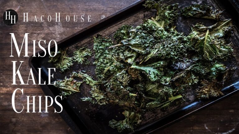 Miso Kale Chips Recipes ｜ケールチップス味噌味の作り方｜HacoHouse from scratch