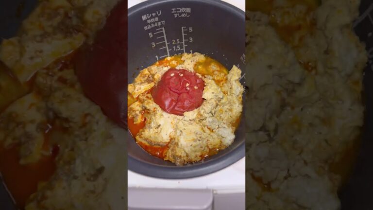 炊飯器で『麻婆豆腐』作ったら美味しすぎた！ #shorts
