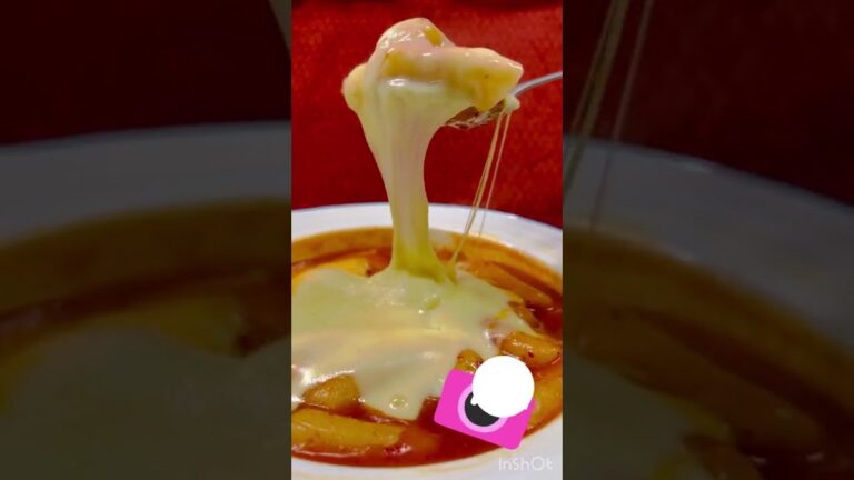 わ〜〜スゴい‼︎チーズトッポッキ