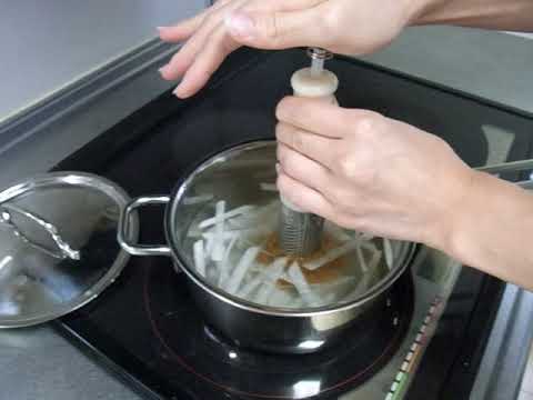 みそ溶かし実演