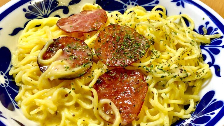 3分で出来るカルボナーラ【生放送】