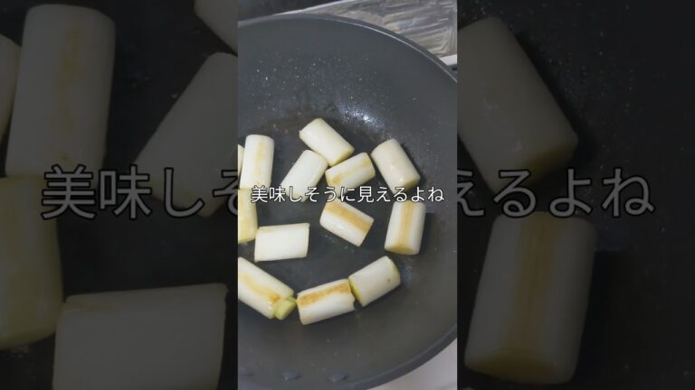 ネギを切って炒めてみりんと醤油だけの簡単料理。私は関東の白ネギは苦手だけどうちの子は大好きみたいでネギだけでも喜んでくれる。普段あまり食べれてないと思うので持って行ってやります#ネギ #簡単料理