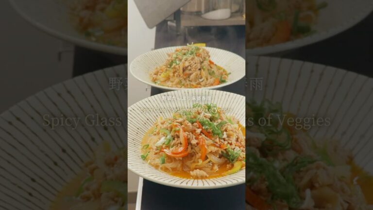 野菜たっぷり麻婆春雨 #料理 #cooking #ドイツ生活