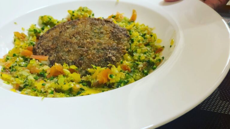 『Easy Recipe』Pork Cutlet in Vegetable Sauce || 豚ひき肉のカツレツさっぱりソース