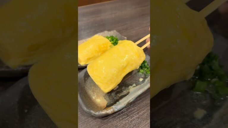 【神技】目にも止まらぬ高速だし巻き卵！半熟トロトロな食感が最高すぎた【いごっそー：大阪】