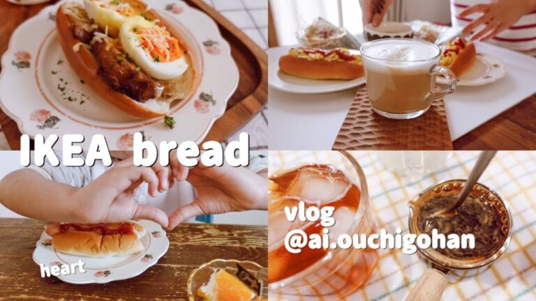 vlog|1週間の簡単な朝ごはんの記録🍞|10分以内で作るパンごはん|たまごサンド|ツナマヨコーンサンド|テリヤキチキンサンド|チャーシューサンド