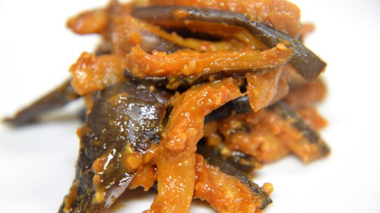 ナスのにんにく味噌漬け