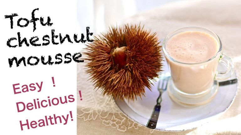 豆腐マロンムース　Tofu chestnut mousse