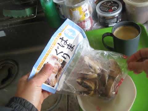 酒蒸しはまぐり・簡単レンジ調理品を頂きます。