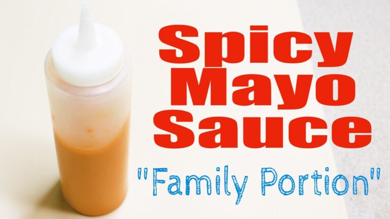 Spicy Mayo sauce - Family Portion   米国発・スパイシーマヨネーズソース（ファミリーサイズ）