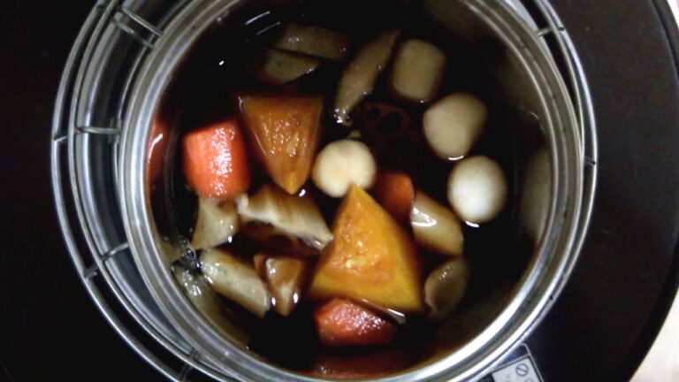 煮物　ニンジン　かぼちゃ　さといも　れんこん　を使った　東北　田舎料理　ばあちゃん　ありがとう
