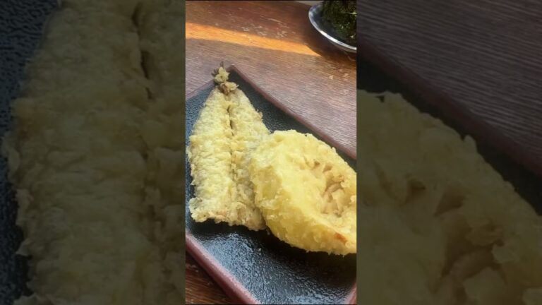 讃州めんめ イワシ、筍の天ぷら 揚げたて手長タコの天ぷら  高松市内を眺めながらうどんが食べられます。kumiffy