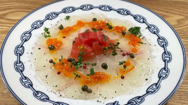 ゆずとまと鯛のカルパッチョ