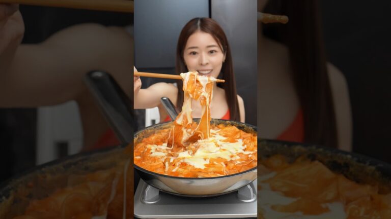 2000万再生されたタンミョンロゼ鍋🍲#shorts