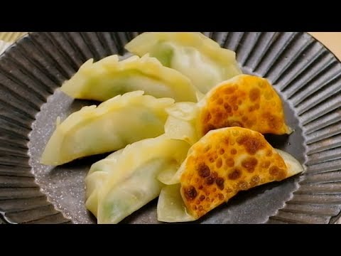 [高血圧予防レシピ] 長いも納豆餃子