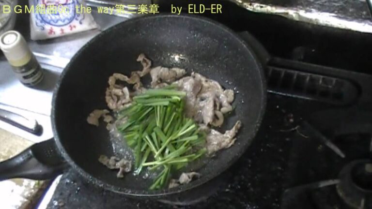 肉ニラモヤシ炒め