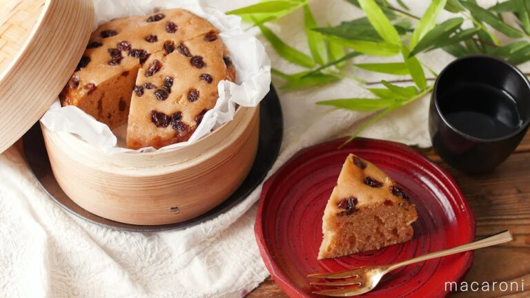 卵、牛乳いらず！「レーズン入り黒糖蒸しパン」のレシピ・作り方