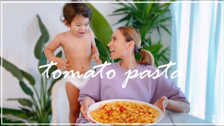 【お手軽】超簡単💡やみつきトマトパスタ🍝【料理】