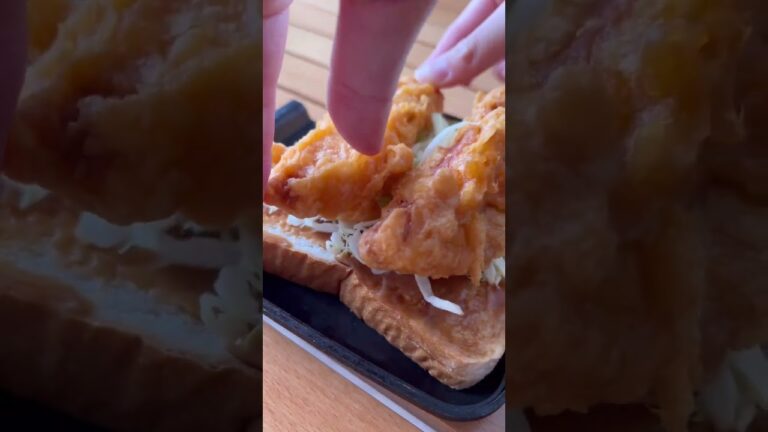 ケンタッキーのクリスピーチキンでホットサンド作ってみた