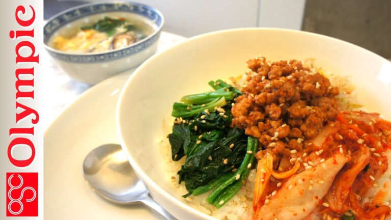 オリンピックの超簡単レシピ　★残り物リメイクシリーズ 　酢飯の残りで・・・ビビンバの作り方