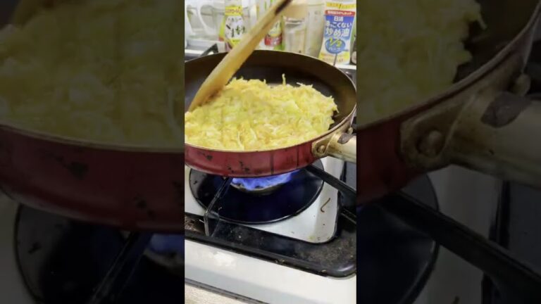 【ヘルシーお好み焼き】美味しく食べてダイエット頑張ろう❤️‍🔥