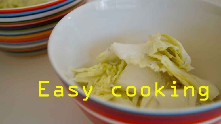 白菜としらす干しのサラダ