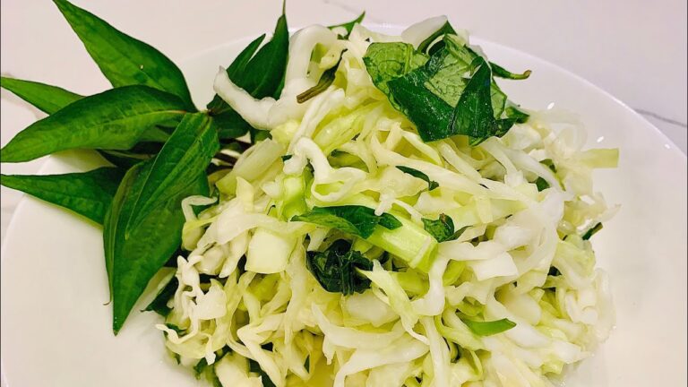 Vietnamese Cabbage Salad Recipe 🌱😋 🥗