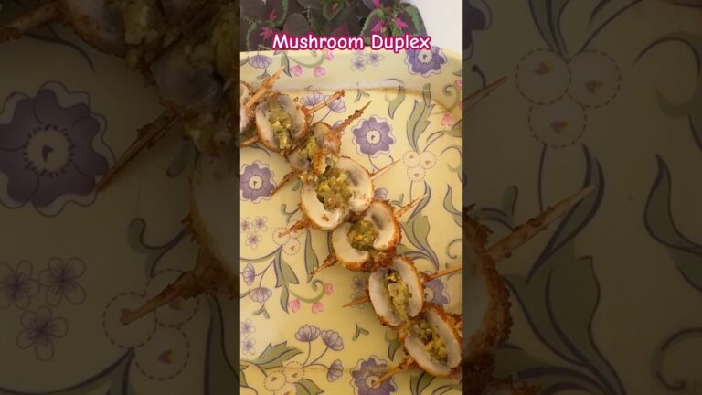 Mushroom Duplex 🍄‍🟫#mushroomrecipe #streetfood #starterdish #trending #foodie #shorts #shortvideo
