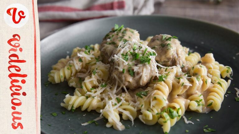 濃厚クリームソースをたっぷり絡めたスウェ—デン風ミートボール｜How to make Swedish meatball