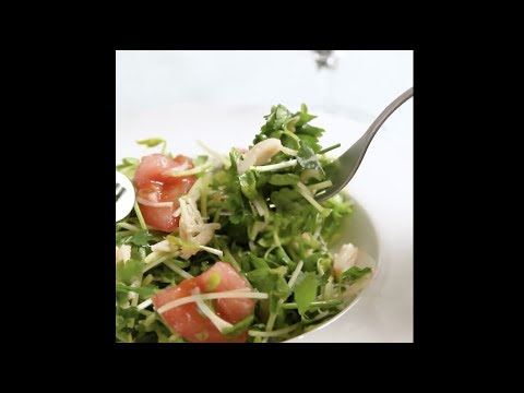 5分でホタテの旨味広がる 彩りアジアンサラダ