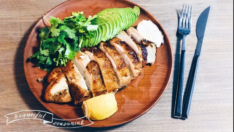 ギーで焼く鶏むね肉ステーキ