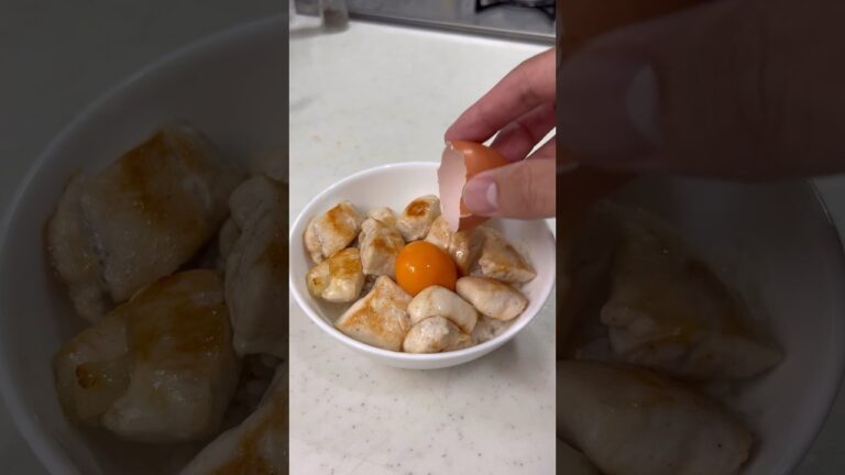 30kg痩せた男が食べているササミ丼の作り方！#shorts #short