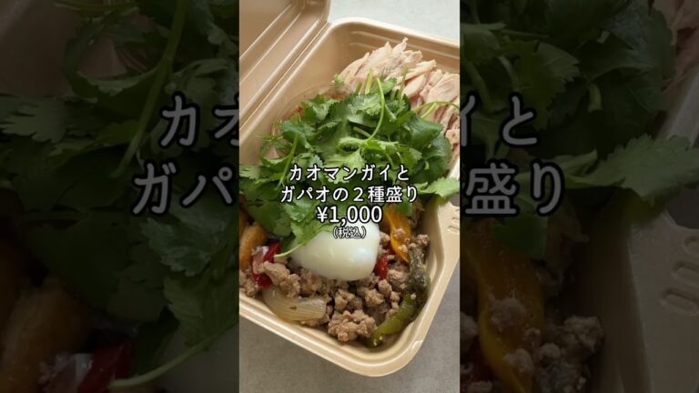 キッチンカーのカオマンガイとガパオライスがうますぎた！