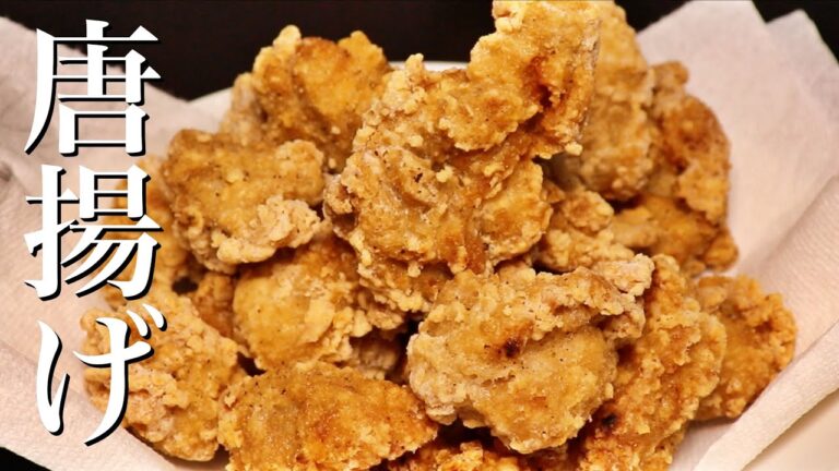 山盛りの唐揚げ（にんにく醤油味）を無心で食べる【咀嚼音】【モッパン】【EatingSounds】